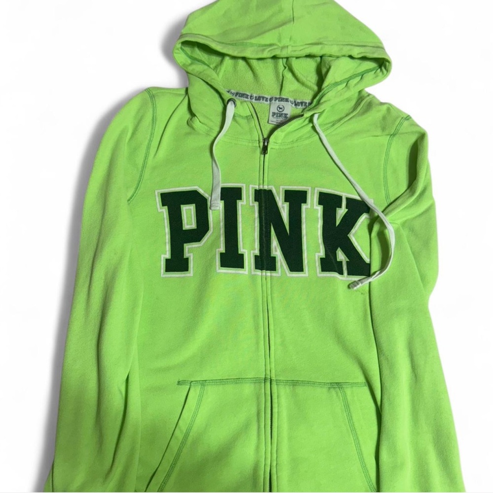 Victoria's Secret PINK Vibrant Green Sweatshirt